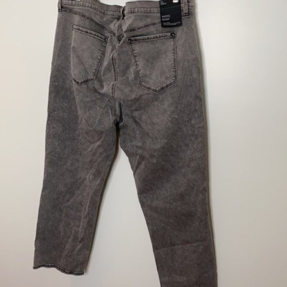 J Brand Women Gray Ruby High-Rise Slim Cigarette Denim Jean Plus Size 38/22 - Picture 8 of 10